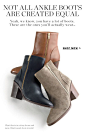 JCrew Email Design | Ankle Boots: 