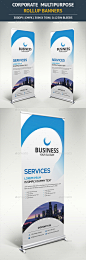 Corporate Rollup Banner Vol4 - Signage Print Templates
