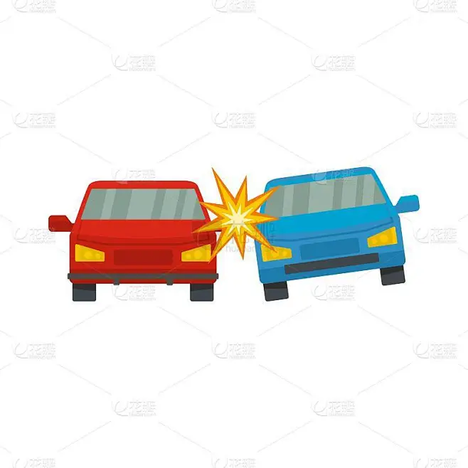 Boom car icon, flat style素材-花瓣网