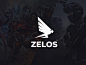 Zelos Logo logo competition flying fly wing wings game design game brand simple sport strong branding brand gaming logo play gamers god esports gaming game