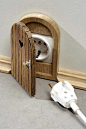 Mouse hole outlet cover- so cute!