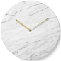 Menu Marble Wall Clock