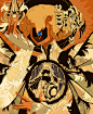 artwork batik Character design  culture deities Digital Art  gods indonesia Intellectual Property nft