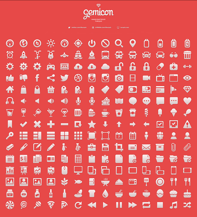 600 Gemicon 图标PSD源文件...