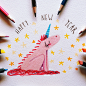 Blue ▽ ͛ | B. Timberbound 在 Instagram 上发布：“Roberta the unicorn wants to say Happy New Year to everyone!  It was great to share this year with all of you, again thank you for the…” : 6,371 次赞、 63 条评论 - Blue ▽ ͛ | B. Timberbound (<a class="text-meta