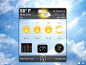 Weather Extreme iPad应用界面设计，来源自黄蜂网http://woofeng.cn/ipad/