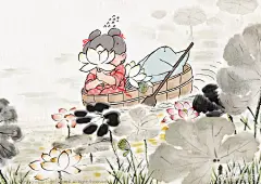 #微博海选教材插图# #丑陋插画离孩子课本远点# 说到这个，我觉得有必要把压箱底的唐诗插图掏出来晒一晒了~也来应征一下吧~你能猜出都是哪首古诗吗？#胖脸吉祥# ​​​​