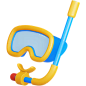 Diving Glasses 3D Icon