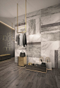 Wall/floor tiles with marble effect SUPREME by Flaviker Contemporary Eco Ceramics