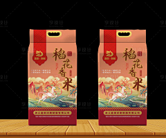 创艺世界采集到大米包装