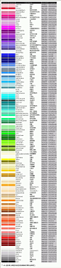 一张非常值得拥有的RGB配色图 | Aladd设计量贩铺