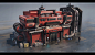 Sci Fi Kitbash Set - Buildings & Props 1, Kevin Jick : These are part of a Sci Fi Kitbash Set I got to make and publish through Terraform Studios! These were super fun to make and design. They are part of a larger Sci Fi Buildings and Sci Fi Street Pr