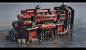 Sci Fi Kitbash Set - Buildings & Props 2, Kevin Jick : These are part of a Sci Fi Kitbash Set I got to make and publish through Terraform Studios! These were super fun to make and design. They are part of a larger Sci Fi Buildings and Sci Fi Street Pr