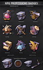 RPG Professions Badges by REXARD | GraphicRiver