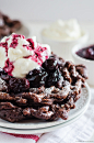 Black Forest Funnel Cake