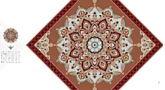 中式传统纹样(八)【宝相花】
宝相花纹，又称宝仙花、宝莲花，是中国传统的吉祥纹样，也是佛教常用的一种纹饰。宝相是指佛的庄严形象，宝相花是一种完美圣洁的花。 宝相花是从莲花、石榴花、牡丹、菊花等多种花中分别提取花瓣、花苞、叶子的造型，经艺术加工融合而成。不同时期的宝相花纹不尽相同。为了满足不同的需求，宝相花纹可以变形，呈现出姿态各异、艳丽多彩的效果。
从魏晋南北朝开始，植物花卉题材的纹样越来越多。宝相花纹进入了陶瓷艺术、建筑装饰和器皿装饰等许多艺术领域。到了隋唐时期，宝相花纹造型更加饱满，以不同的自然花卉为