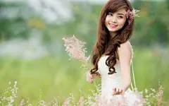 动人秋意美女写真桌面壁纸桌面壁纸4