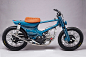 Vintage Super Cub Racer Motorcycle