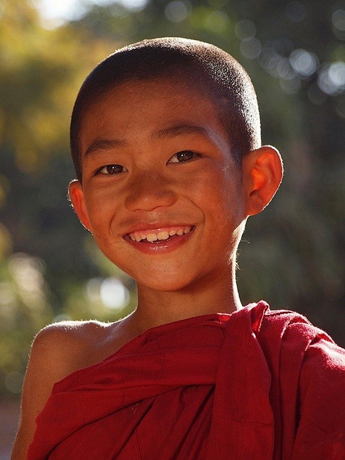 Myanmar, young monk ...