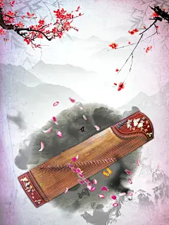 古筝少儿音乐培训中心海报设计宣传单页宣传海报