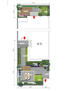 xdnnnn采集到景观平面——私家庭院