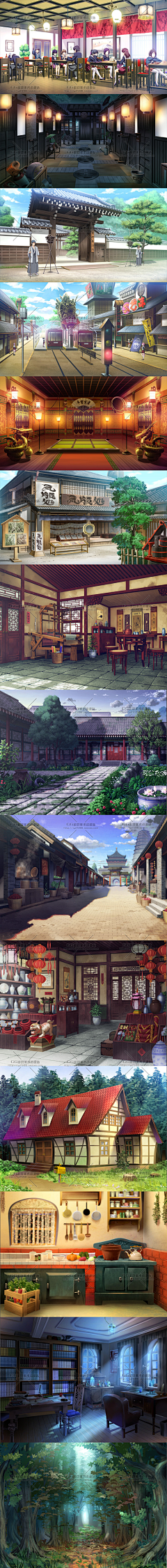 Alex鸭采集到原画背景