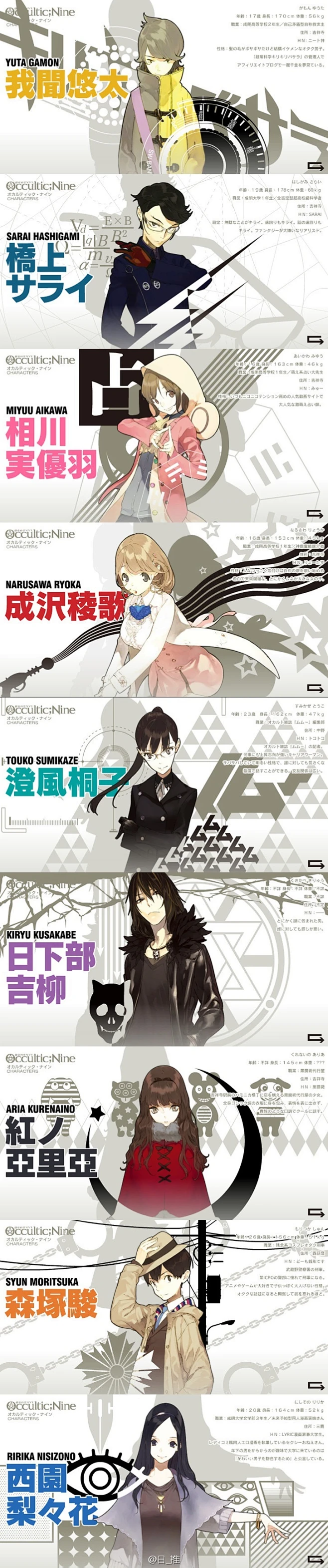 《Occultic;Nine》-花瓣网
