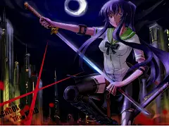 动漫武士刀女 - 动漫壁纸_高清桌面壁纸_高清动漫桌面壁纸 - 酷酷壁纸