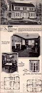 "The Verona" vintage home. #vintage #1920s #house #floor_plans