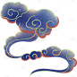 通用中国风中式敦煌云朵元素素材