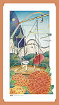 二十四节气之中国舞（春夏篇）_Lemon橘桃蕾蕾__插画师作品_涂鸦王国gracg.com