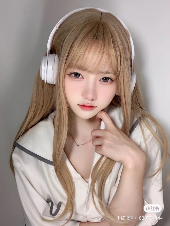 女脸 美女 可爱的女生 耳机