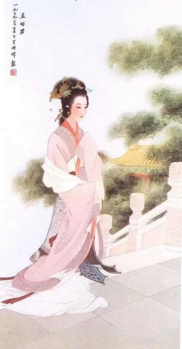 工笔画大师王叔晖的重彩人物画作品欣赏-花瓣网