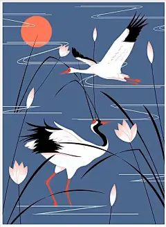 分享一组森系动物风格插画，创意十足，配色清新，很适合新手临摹学习。
#灵感##创意脑洞##配色##插画##森系# ​​​​