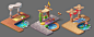 3D buildings casual game Isometric zootopia