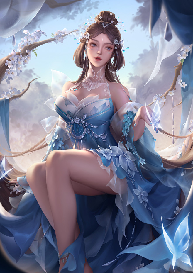 啼雨孤鸯·李采微（原画）