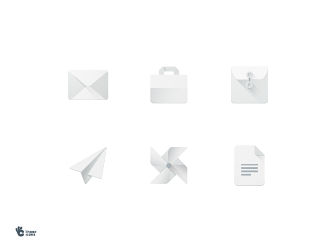 Paper Object Icons 