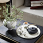 邸高家居和唐新中式茶室桌面水晶香炉煮水方壶茶杯茶叶罐组合搭配-淘宝网