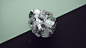 motion graphics  motion design 3D liquid metal pastel Liquid Simulation design cinema 4d octane