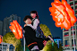 大明气模——情人节开合花朵装饰气模