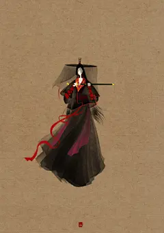 【手绘/插画/漫画】呼葱觅蒜无脸古风图集：天龙八部