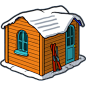 被雪覆盖的小屋图标 iconpng.com #Web# #UI# #素材#