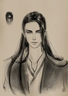 魔道祖师_观霜今天画画了吗_魔道祖师圈插画_网易GACHA二次元社区 #壁纸# #治愈系# #古风# #背景# #小清新# #美男# #二次元#