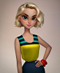 Star : Star This is a smart  , cute and funny girl)).
I used a tablet and photoshop to create Star