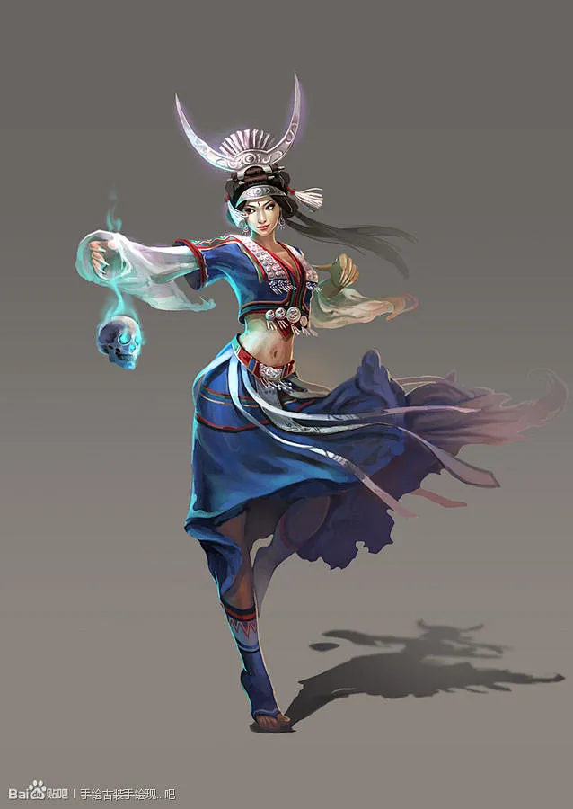 【手绘】唯美的游戏商业原画（更新中...）_看图_手绘古装手绘现代吧_百度贴吧-花瓣网