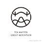  茗人茗岩茶Logo设计欣赏 