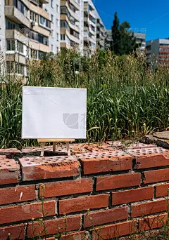 白色空白模型模板海报油画