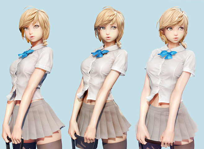 school girl characte...