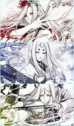  鬼使白、妖琴师、白狼