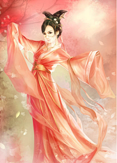 xiaocao000采集到视觉_手绘_汉服美女